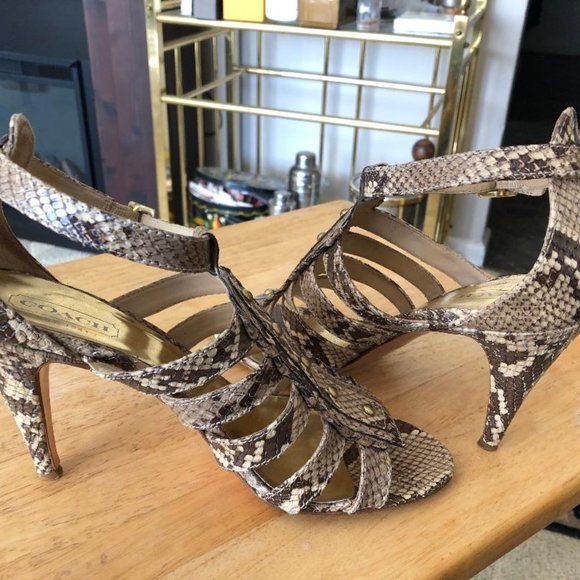 COACH PYTHON SHOES 8.5 B - Picture 2 of 5